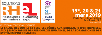 Le salon SOLUTIONS RH - E-LEARNING ET PERFORMANCE ET TALENTS 2019