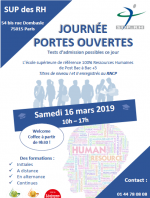 Journée Portes Ouvertes le 16 mars 2019!
